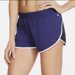 Fabletics Adrian Short Black Blue Lined Size Large